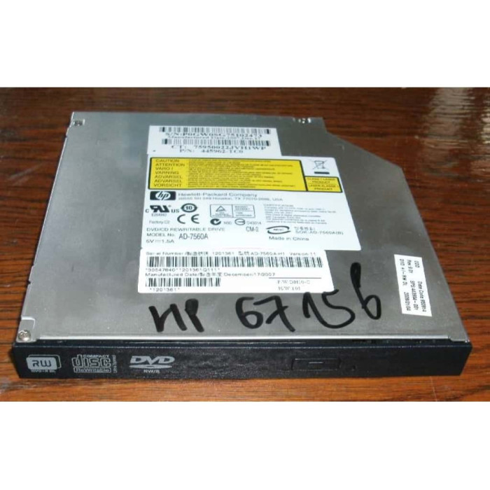 Записвачка Sony Nec DVD±RW AD-7560A ATAPI от HP Comapq 6715b 6715s