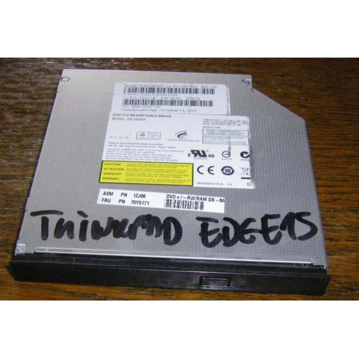 Записвачка PLDS DS-8A5SH DVD±RW SATA от Lenovo ThinkPad Edge 15
