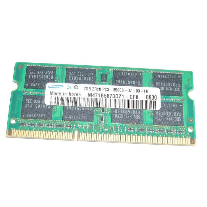Samsung 2GB PC3-8500s DDR3-1066Mhz SODIMM