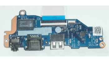 Платка с бутон за пускане, USB и LAN портове, аудио жак за Dell Vostro 3510