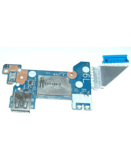 Платка с USB порт, бутон за пускане и четец за карти за HP 14-CK 14-CM 14-DG 240 G7