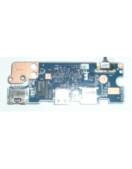 Платка с бутон за пускане, LAN и USB портове за Lenovo ThinkPad E590 E595
