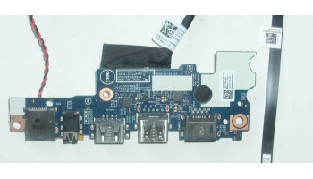 Платка с 2 USB и LAN портове, аудио жак и четец за карти за Dell Latitude 3510