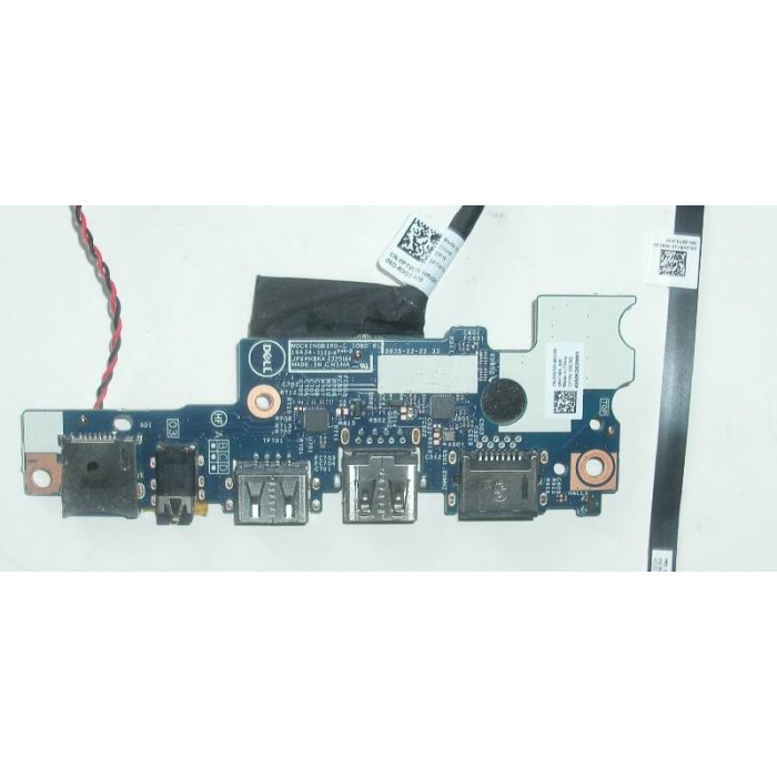 Платка с 2 USB и LAN портове, аудио жак и четец за карти за Dell Latitude 3510