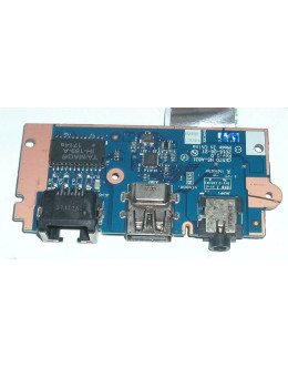 Платка с USB порт, аудио жак и LAN за Lenovo ThinkPad E570