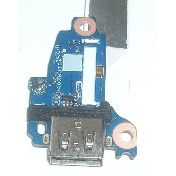 Платка с бутон за пускане и USB порт за HP ProBook 450 G7 455 G7