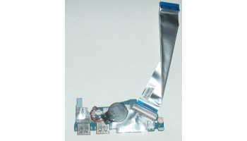 Платка с бутон за пускане, 2 USB порта, четец за карти и биос батерия за Lenovo Ideapad S340-14IWL S340-14IIL