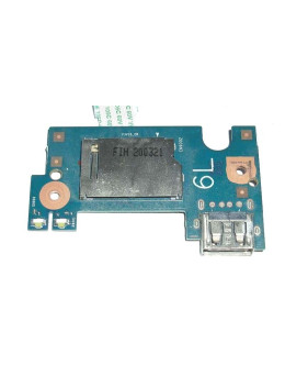 Платка с USB порт и четец за карти за HP Notebook 17-CA