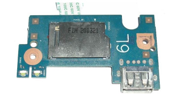 Платка с USB порт и четец за карти за HP Notebook 17-CA