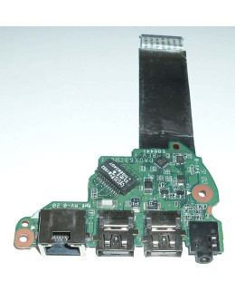 Платка с 2 USB порта, LAN порт и аудио жак за HP ProBook 450 G3 455 G3