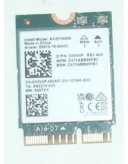 Wifi адаптер Intel ax201ngw WiFi 6, 2.4Gbps, 802.11ax, M.2 за Dell Latitude 3520