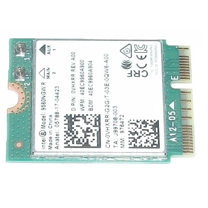 Wifi адаптер Intel Dual Band Wireless-AC 9560 802.11ac от Dell Latitude 3400 3500 5300