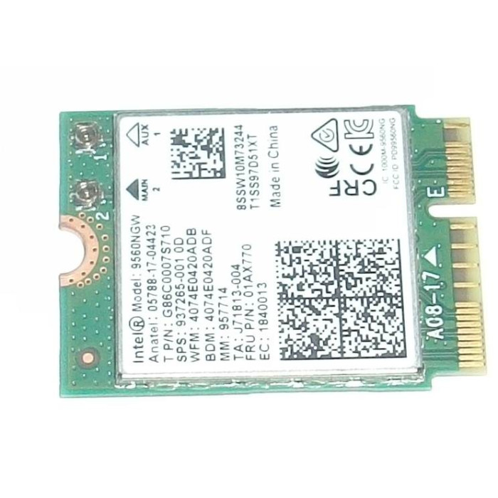 Wifi адаптер Intel Dual Band Wireless-AC 9560 802.11ac от Lenovo ThinkPad L390