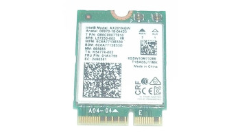 Wifi адаптер Intel ax201ngw WiFi 6, 2.4Gbps, 802.11ax, M.2 за HP ProBook 450 G7 455 G7