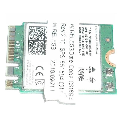 Wifi адаптер Intel Dual Band Wireless-AC 8265 802.11ac от HP Probook 640 G4 645 G4