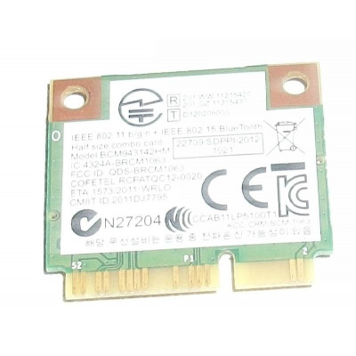 Wifi адаптер Broadcom bcm943142hm 802.11b/g/n Wlan Half-mini Card за Asus F555L