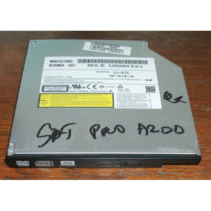 Записвачка DVD±RW Panasonic ATAPI от Toshiba Satellite Pro A200