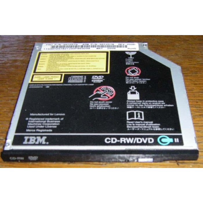 CD-RW / DVD ROM за IBM Thinkpad  R60, R61, R61i, R61e, Z60, Z60m, Z61, Z61m, Z60t, T60, T61, T61p