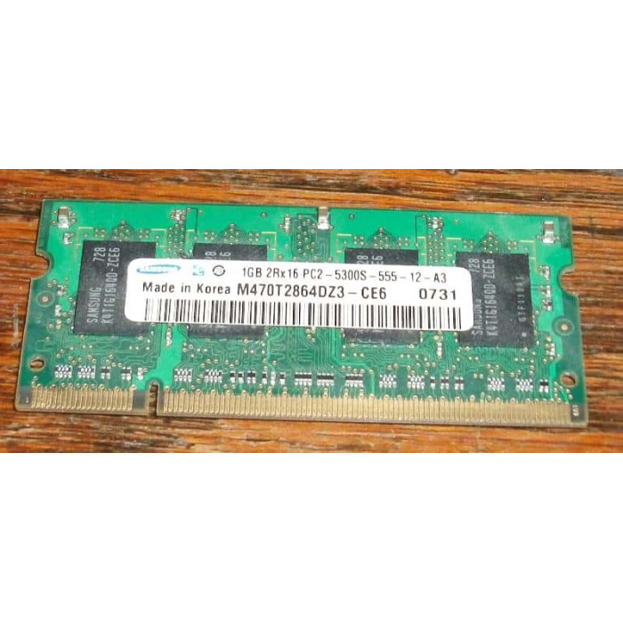 Samsung 1GB  PC2-5300S DDR2-667 SODIMM