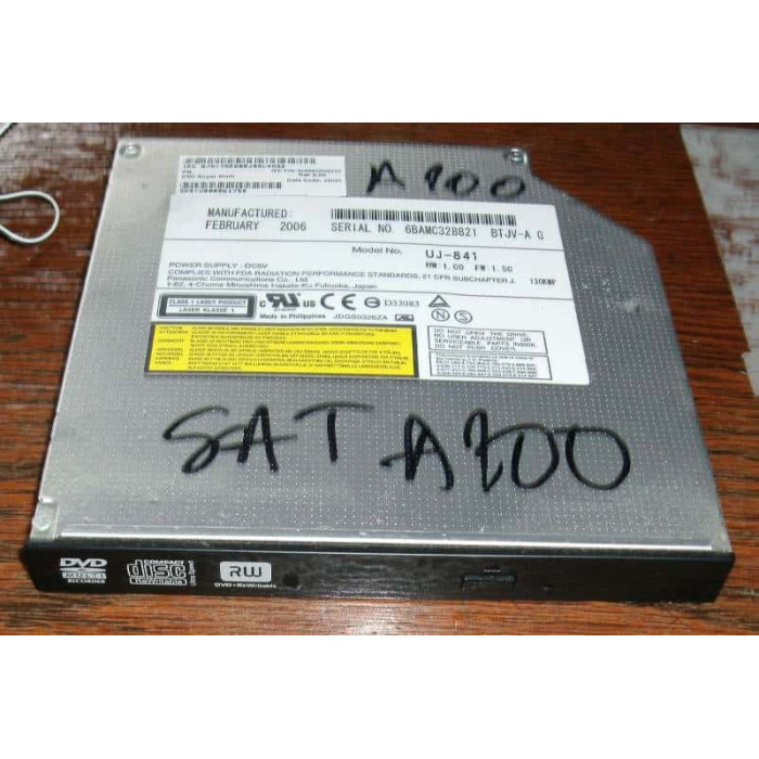 Записвачка DVD±RW Panasonic UJ-841 ATAPI от Toshiba Satellite A100