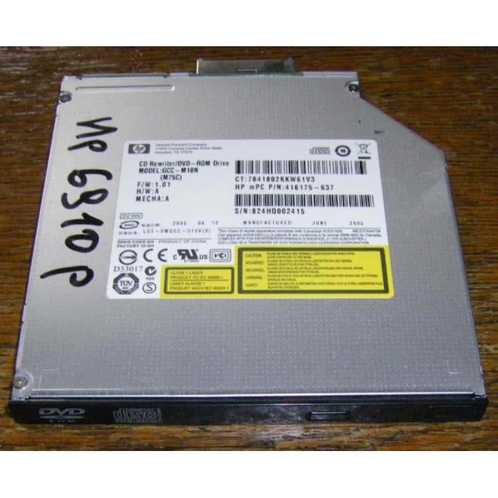 CD-RW / DVD ROM LG / HL Data GCC-M10N ATAPI от HP Compaq 6910p