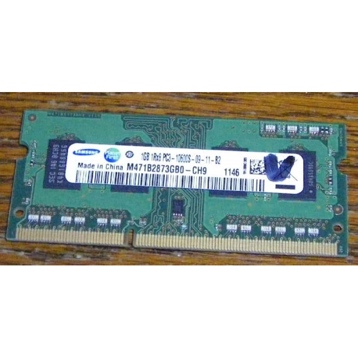 Samsung 1GB PC3-10600 DDR3-1333Mhz SODIMM