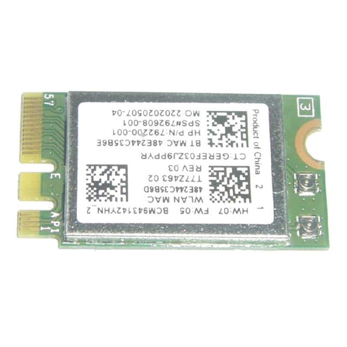 Wifi адаптер Broadcom bcm943142y 802.11b/g/n Bluetooth4.0 Wlan 150Mbps NGFF Card за HP 250 G4 HP 255 G4 250 G5 HP 15-ACxx HP 15-AFxx 15-AYxxx Hp 15g-adxxx HP 15g-ajxxx