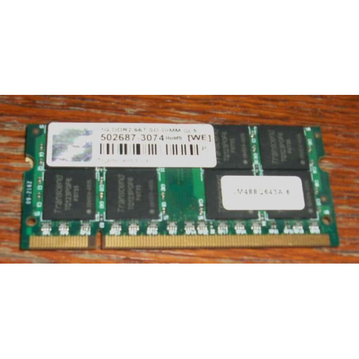 Transcend 1GB PC2-5300 667mhz DDR2 SODIMM