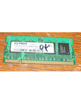 Elpida 1GB PC2-6400s 800mhz DDR2 SODIMM