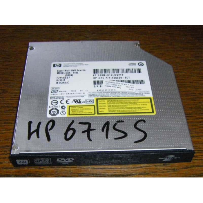 Записвачка LG GSA-T40L DVD±RW, ±R DL от HP Compaq 6710b 6715b 6715s