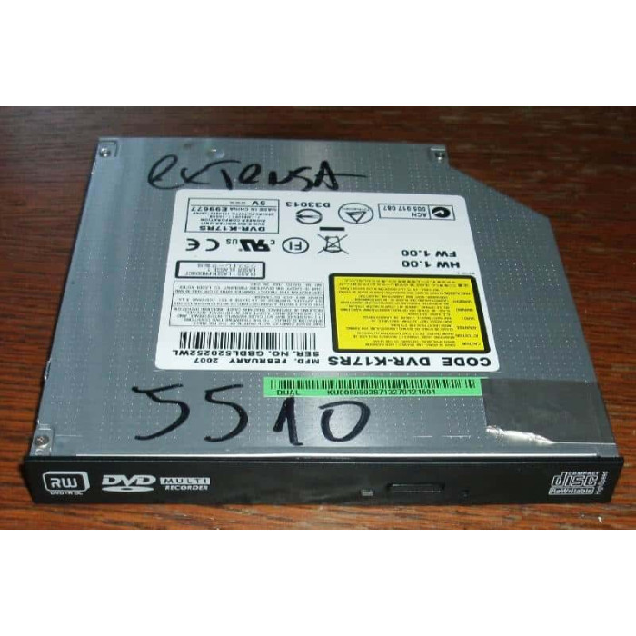 Записвачка DVD±RW Pioner  DVR-K17RS ATAPI от Acer Extensa 5510