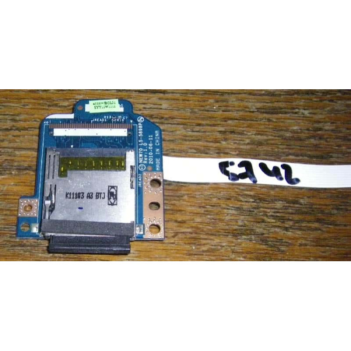 Платка с четец за SD карта за Acer Aspire 5742