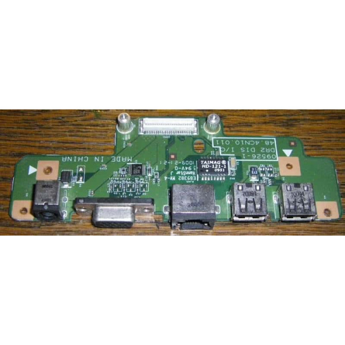Платка със захранваща букса, 2 USB, LAN, VGA портове за Dell Inspiron 1750