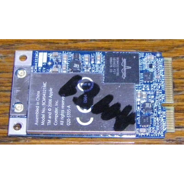 Wifi адаптер Broadcom bcm94321mc 802.11a/b/g/n Mini PCI-e от Apple MacBook A1181