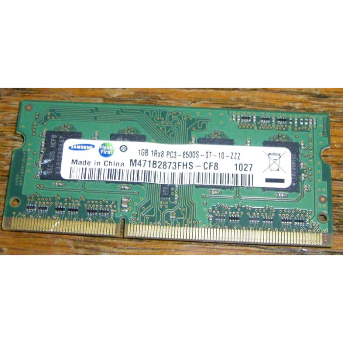 Samsung 1GB PC3-8500 DDR3-1066Mhz SODIMM