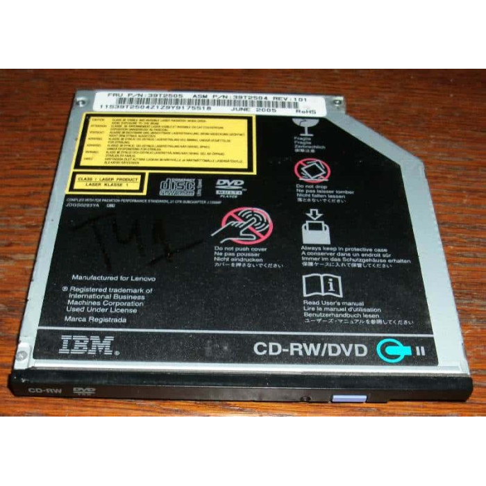 CD-RW / DVD ROM  Panasonic / Matsushita UJDA765 от IBM Thinkpad T41