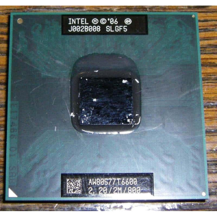 Intel Core 2 Duo T6600 2.2Ghz 2M Cache Socket P