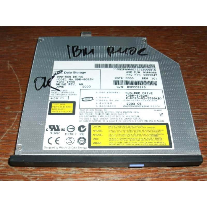 DVD ROM Hitachi / LG  GDR-8082N от IBM Thinkpad R40e