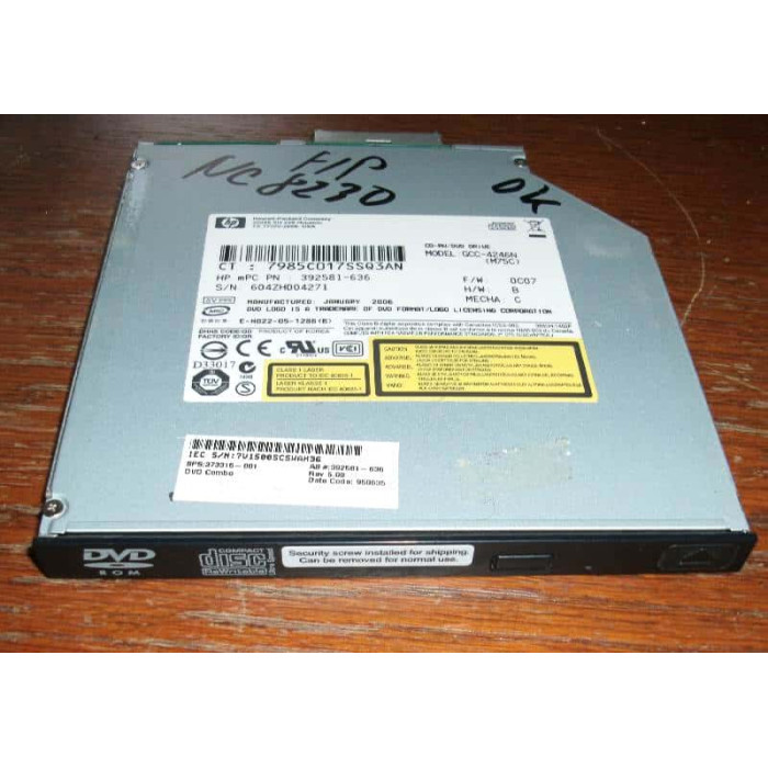 CD-RW / DVD ROM LG / HL Data GCC-4246N ATAPI от HP NC8230