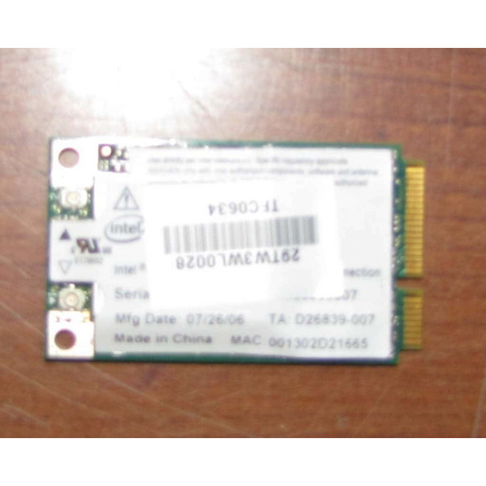 Wifi Адаптер Intel PRO/Wireless WM3945ABG 54Mbps 802.11a/b/g