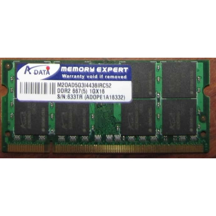 A-data 1Gb DDR2 PC2-5300S SODIMM